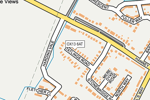 OX13 6AT map - OS OpenMap – Local (Ordnance Survey) OX13 6AT map - OS OpenMap – Local (Ordnance Survey)