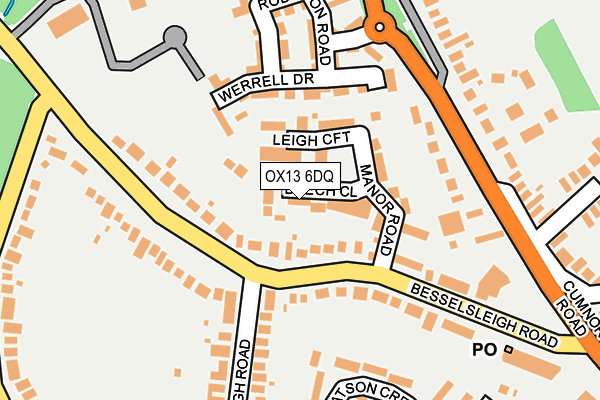 OX13 6DQ map - OS OpenMap – Local (Ordnance Survey) OX13 6DQ map - OS OpenMap – Local (Ordnance Survey)