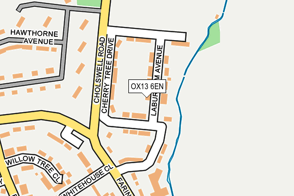 OX13 6EN map - OS OpenMap – Local (Ordnance Survey) OX13 6EN map - OS OpenMap – Local (Ordnance Survey)