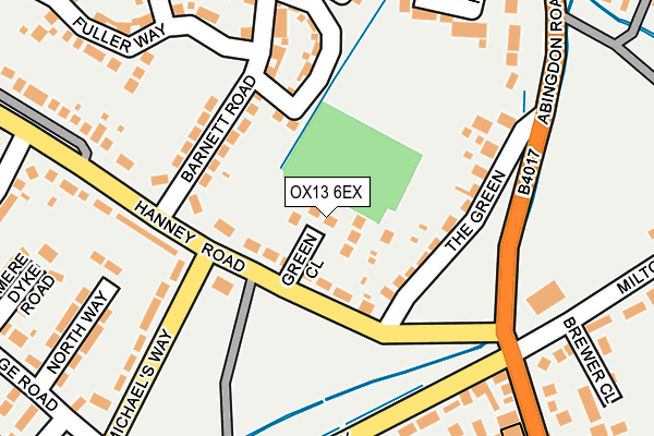 OX13 6EX map - OS OpenMap – Local (Ordnance Survey) OX13 6EX map - OS OpenMap – Local (Ordnance Survey)