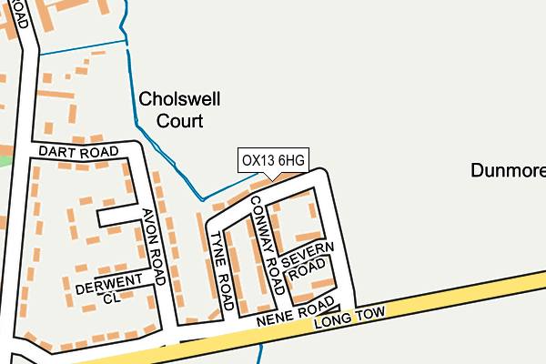 OX13 6HG map - OS OpenMap – Local (Ordnance Survey) OX13 6HG map - OS OpenMap – Local (Ordnance Survey)