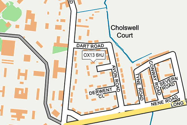 OX13 6HJ map - OS OpenMap – Local (Ordnance Survey) OX13 6HJ map - OS OpenMap – Local (Ordnance Survey)