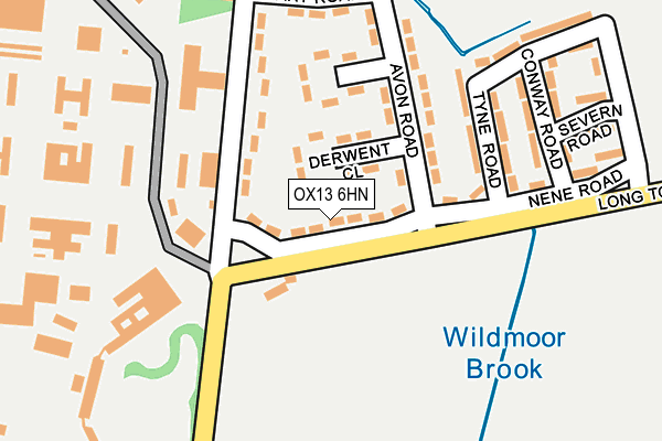 OX13 6HN map - OS OpenMap – Local (Ordnance Survey) OX13 6HN map - OS OpenMap – Local (Ordnance Survey)