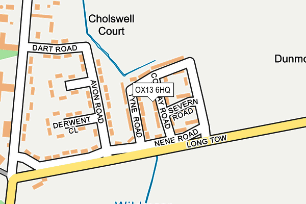 OX13 6HQ map - OS OpenMap – Local (Ordnance Survey) OX13 6HQ map - OS OpenMap – Local (Ordnance Survey)