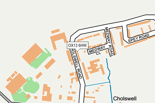 OX13 6HW map - OS OpenMap – Local (Ordnance Survey) OX13 6HW map - OS OpenMap – Local (Ordnance Survey)