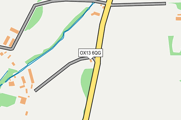 OX13 6QG map - OS OpenMap – Local (Ordnance Survey) OX13 6QG map - OS OpenMap – Local (Ordnance Survey)