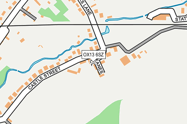 OX13 6SZ map - OS OpenMap – Local (Ordnance Survey)