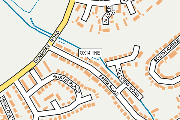 OX14 1NE map - OS OpenMap – Local (Ordnance Survey) OX14 1NE map - OS OpenMap – Local (Ordnance Survey)