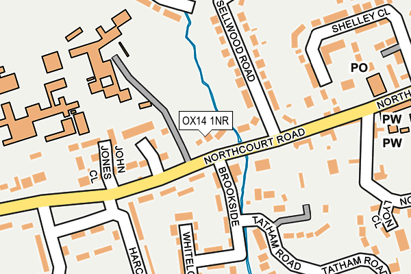 OX14 1NR map - OS OpenMap – Local (Ordnance Survey) OX14 1NR map - OS OpenMap – Local (Ordnance Survey)