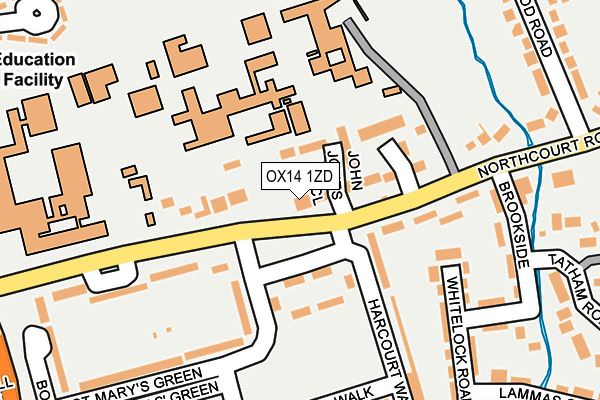OX14 1ZD map - OS OpenMap – Local (Ordnance Survey) OX14 1ZD map - OS OpenMap – Local (Ordnance Survey)