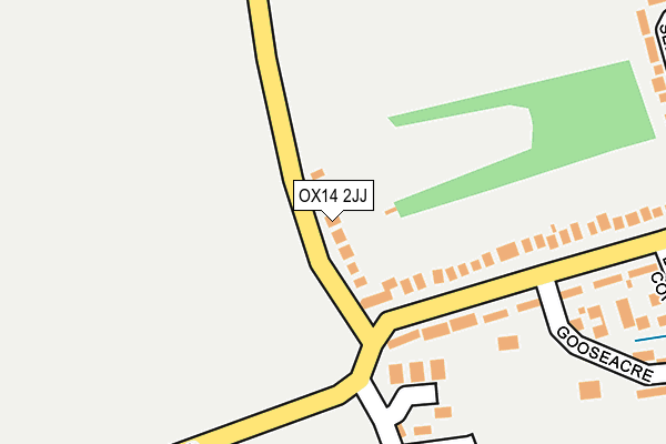 OX14 2JJ map - OS OpenMap – Local (Ordnance Survey) OX14 2JJ map - OS OpenMap – Local (Ordnance Survey)