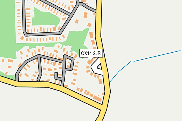 OX14 2JR map - OS OpenMap – Local (Ordnance Survey) OX14 2JR map - OS OpenMap – Local (Ordnance Survey)