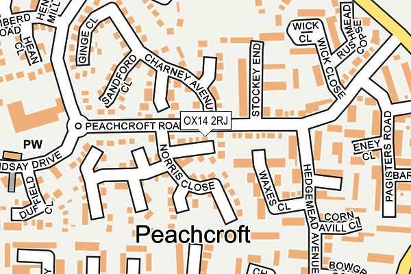 OX14 2RJ map - OS OpenMap – Local (Ordnance Survey) OX14 2RJ map - OS OpenMap – Local (Ordnance Survey)