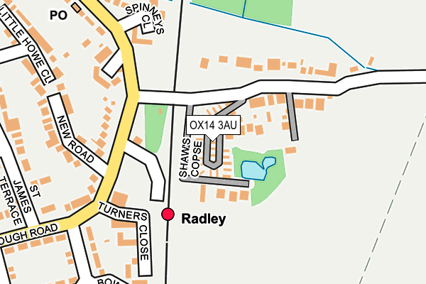 OX14 3AU map - OS OpenMap – Local (Ordnance Survey) OX14 3AU map - OS OpenMap – Local (Ordnance Survey)