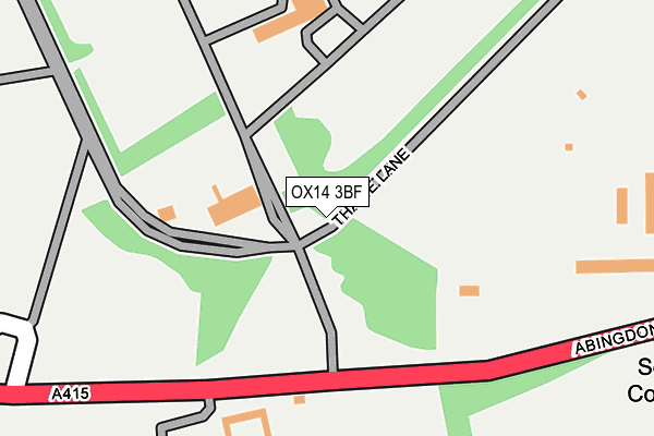 OX14 3BF map - OS OpenMap – Local (Ordnance Survey) OX14 3BF map - OS OpenMap – Local (Ordnance Survey)