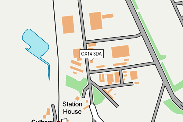 OX14 3DA map - OS OpenMap – Local (Ordnance Survey) OX14 3DA map - OS OpenMap – Local (Ordnance Survey)