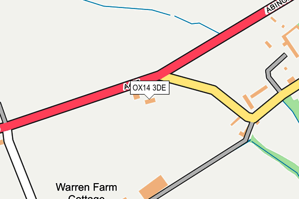 OX14 3DE map - OS OpenMap – Local (Ordnance Survey) OX14 3DE map - OS OpenMap – Local (Ordnance Survey)