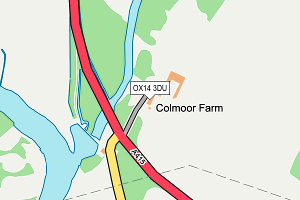 OX14 3DU map - OS OpenMap – Local (Ordnance Survey) OX14 3DU map - OS OpenMap – Local (Ordnance Survey)