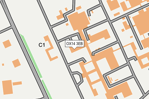 OX14 3EB map - OS OpenMap – Local (Ordnance Survey) OX14 3EB map - OS OpenMap – Local (Ordnance Survey)
