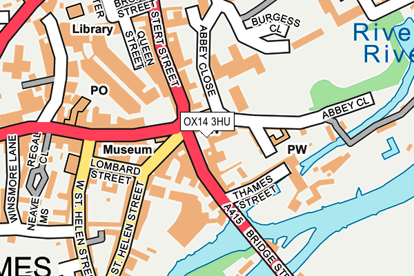 OX14 3HU map - OS OpenMap – Local (Ordnance Survey) OX14 3HU map - OS OpenMap – Local (Ordnance Survey)