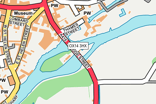 OX14 3HX map - OS OpenMap – Local (Ordnance Survey) OX14 3HX map - OS OpenMap – Local (Ordnance Survey)