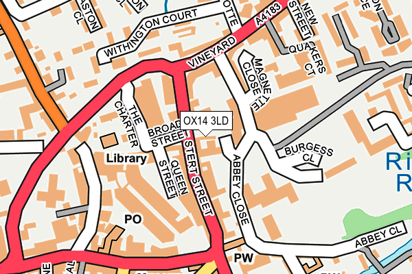 OX14 3LD map - OS OpenMap – Local (Ordnance Survey) OX14 3LD map - OS OpenMap – Local (Ordnance Survey)