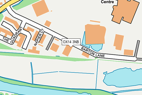 OX14 3NB map - OS OpenMap – Local (Ordnance Survey)