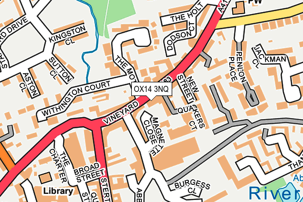 OX14 3NQ map - OS OpenMap – Local (Ordnance Survey) OX14 3NQ map - OS OpenMap – Local (Ordnance Survey)