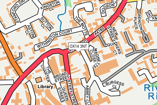 OX14 3NT map - OS OpenMap – Local (Ordnance Survey) OX14 3NT map - OS OpenMap – Local (Ordnance Survey)