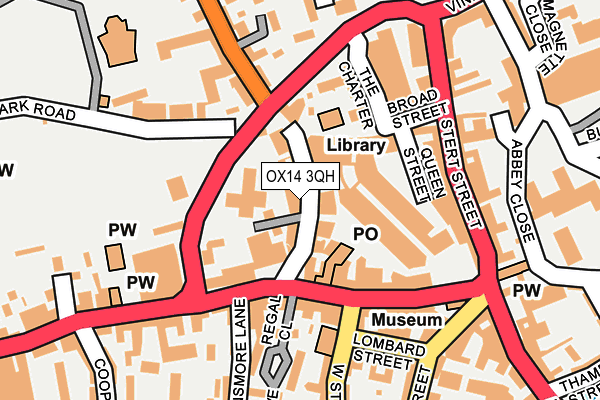 OX14 3QH map - OS OpenMap – Local (Ordnance Survey) OX14 3QH map - OS OpenMap – Local (Ordnance Survey)