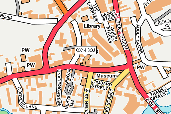 OX14 3QJ map - OS OpenMap – Local (Ordnance Survey) OX14 3QJ map - OS OpenMap – Local (Ordnance Survey)