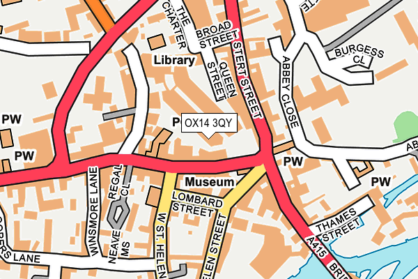 OX14 3QY map - OS OpenMap – Local (Ordnance Survey) OX14 3QY map - OS OpenMap – Local (Ordnance Survey)