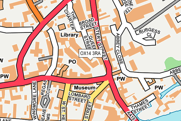 OX14 3RA map - OS OpenMap – Local (Ordnance Survey) OX14 3RA map - OS OpenMap – Local (Ordnance Survey)