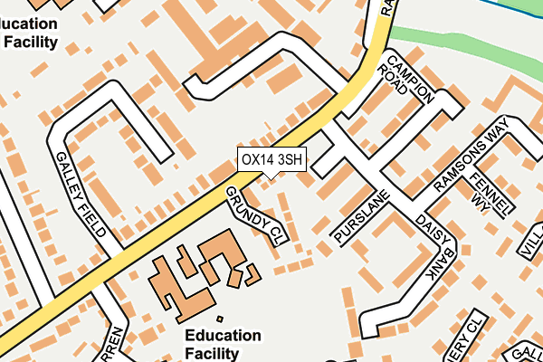 OX14 3SH map - OS OpenMap – Local (Ordnance Survey) OX14 3SH map - OS OpenMap – Local (Ordnance Survey)