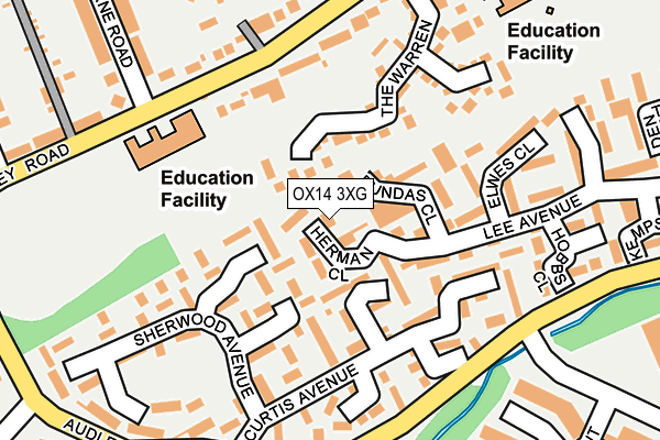 OX14 3XG map - OS OpenMap – Local (Ordnance Survey) OX14 3XG map - OS OpenMap – Local (Ordnance Survey)