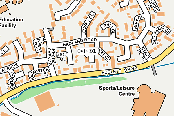 OX14 3XL map - OS OpenMap – Local (Ordnance Survey) OX14 3XL map - OS OpenMap – Local (Ordnance Survey)
