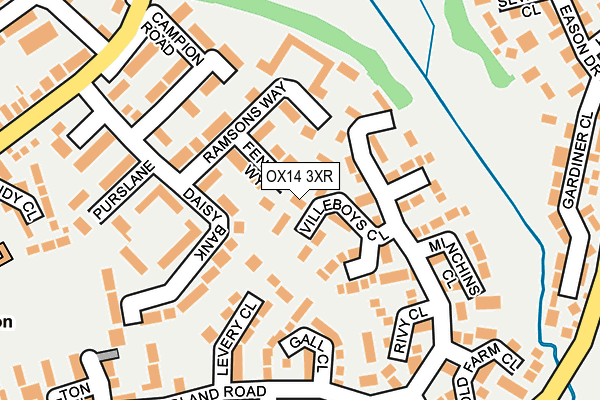 OX14 3XR map - OS OpenMap – Local (Ordnance Survey) OX14 3XR map - OS OpenMap – Local (Ordnance Survey)