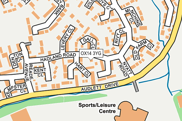 OX14 3YG map - OS OpenMap – Local (Ordnance Survey) OX14 3YG map - OS OpenMap – Local (Ordnance Survey)
