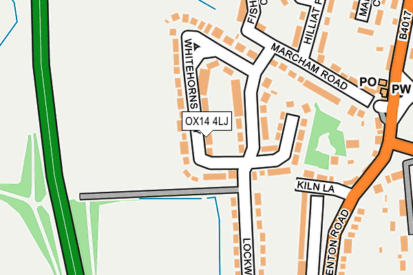 OX14 4LJ map - OS OpenMap – Local (Ordnance Survey) OX14 4LJ map - OS OpenMap – Local (Ordnance Survey)
