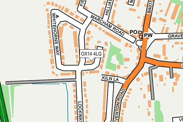 OX14 4LQ map - OS OpenMap – Local (Ordnance Survey) OX14 4LQ map - OS OpenMap – Local (Ordnance Survey)
