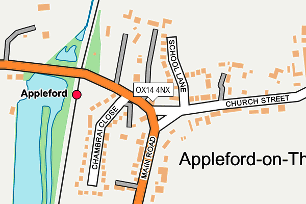 OX14 4NX map - OS OpenMap – Local (Ordnance Survey) OX14 4NX map - OS OpenMap – Local (Ordnance Survey)