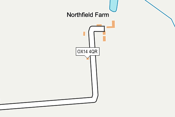 OX14 4QR map - OS OpenMap – Local (Ordnance Survey)