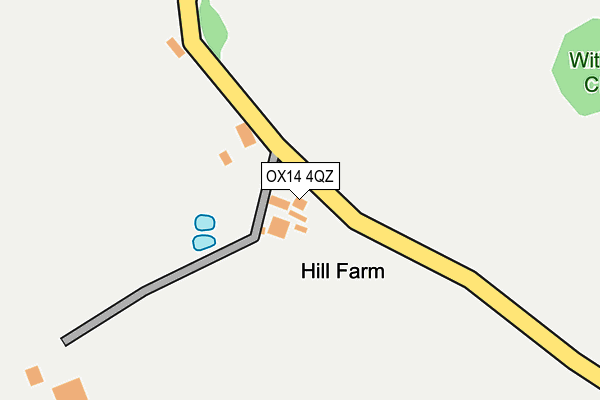 OX14 4QZ map - OS OpenMap – Local (Ordnance Survey) OX14 4QZ map - OS OpenMap – Local (Ordnance Survey)
