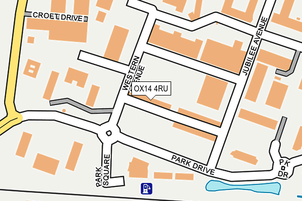 OX14 4RU map - OS OpenMap – Local (Ordnance Survey) OX14 4RU map - OS OpenMap – Local (Ordnance Survey)