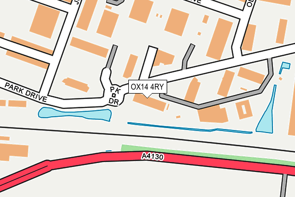 OX14 4RY map - OS OpenMap – Local (Ordnance Survey) OX14 4RY map - OS OpenMap – Local (Ordnance Survey)