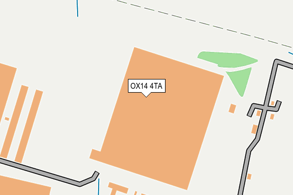 OX14 4TA map - OS OpenMap – Local (Ordnance Survey) OX14 4TA map - OS OpenMap – Local (Ordnance Survey)