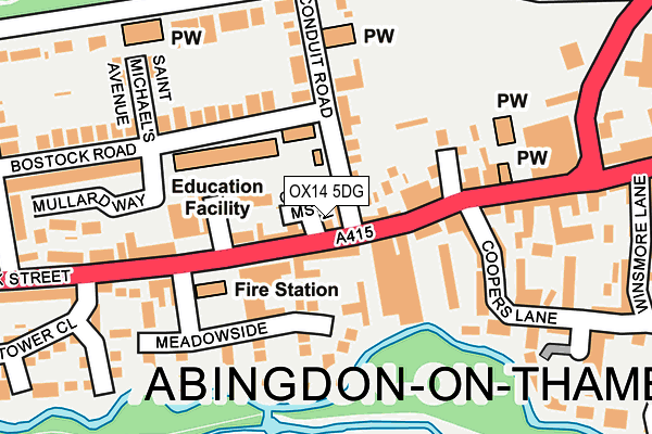 OX14 5DG map - OS OpenMap – Local (Ordnance Survey) OX14 5DG map - OS OpenMap – Local (Ordnance Survey)