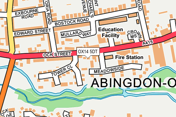 OX14 5DT map - OS OpenMap – Local (Ordnance Survey) OX14 5DT map - OS OpenMap – Local (Ordnance Survey)