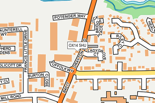 OX14 5HU map - OS OpenMap – Local (Ordnance Survey) OX14 5HU map - OS OpenMap – Local (Ordnance Survey)