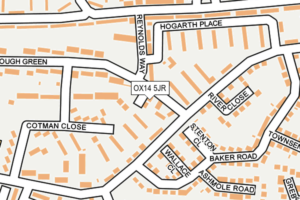 OX14 5JR map - OS OpenMap – Local (Ordnance Survey) OX14 5JR map - OS OpenMap – Local (Ordnance Survey)